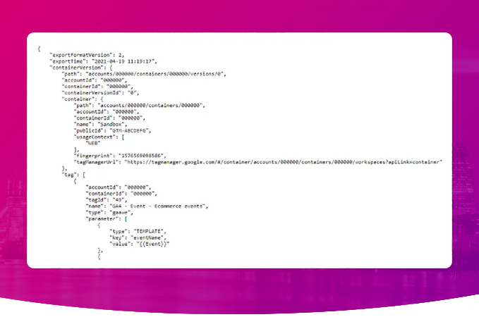 example JSON file