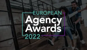 European Agency Awards 2022 logo with background image