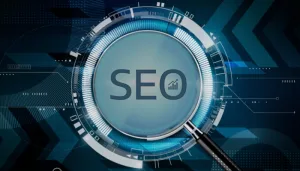 SEO in magnifying glass