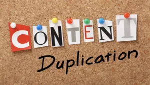 a technical solution to content duplication