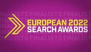 finalists at the european search awards 2022
