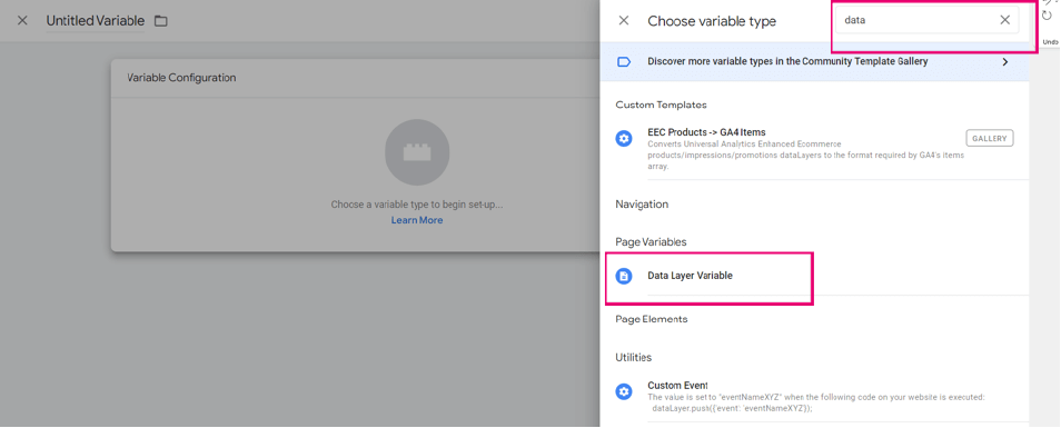 setting up ga4 ecommerce step 4