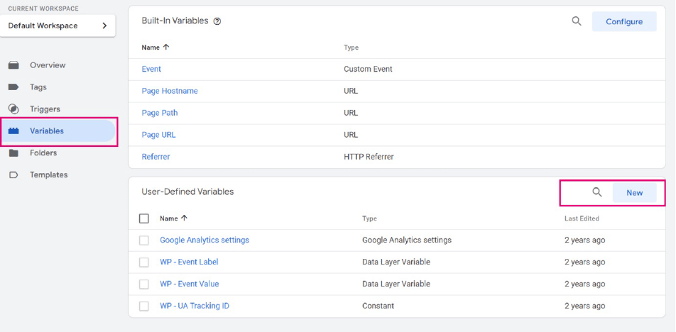 setting up ga4 ecommerce step 1