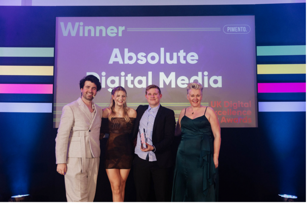 absolute digital media wins at the UK digital excellence awards