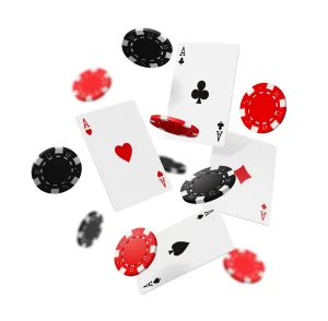 Gambling and Casino chips and cards