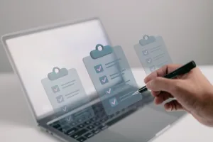 Checklist on computer