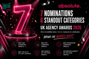 UK Agency Awards 2026 Shortlist for Absolute Digital Media
