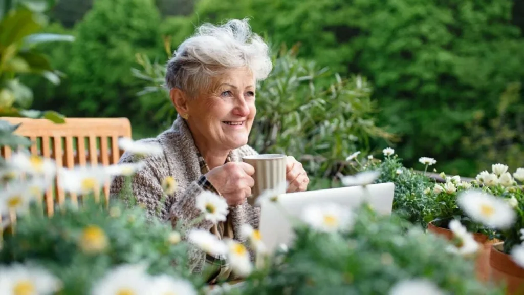 Residents and interiors at a Hallmark care home
