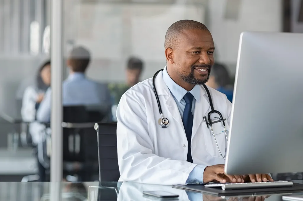 Modern private clinic interiors