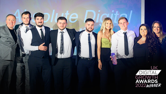 SEO Agency of The Year! UK Digital Growth Awards 2022