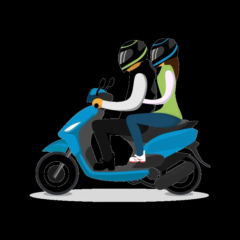 Motorcycle and scooter illustrations from MotorcycleInsurance.org.uk