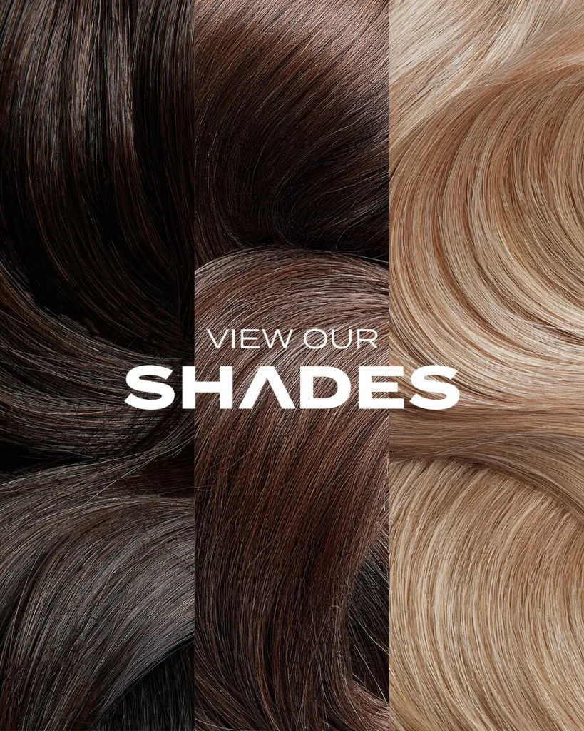 SWAY real human hair extensions and shade matching