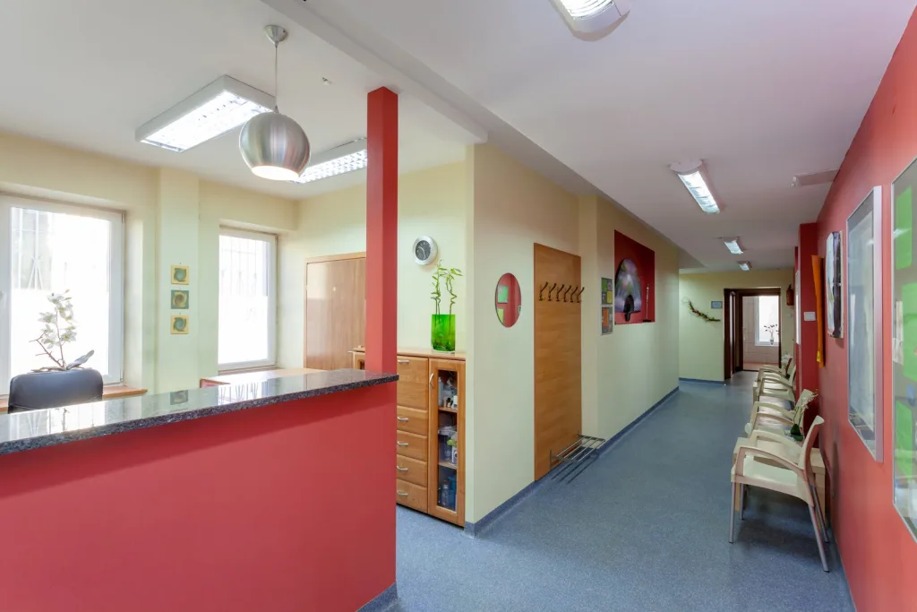 Modern private clinic interiors