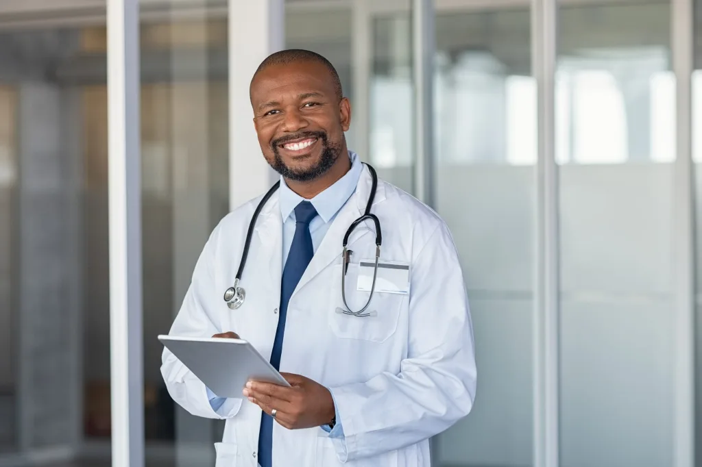 Audiology consultation at a private London clinic
