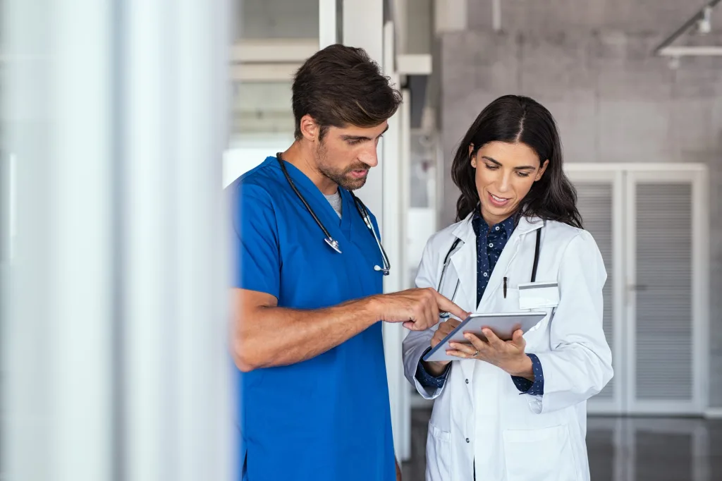 Modern private clinic interiors
