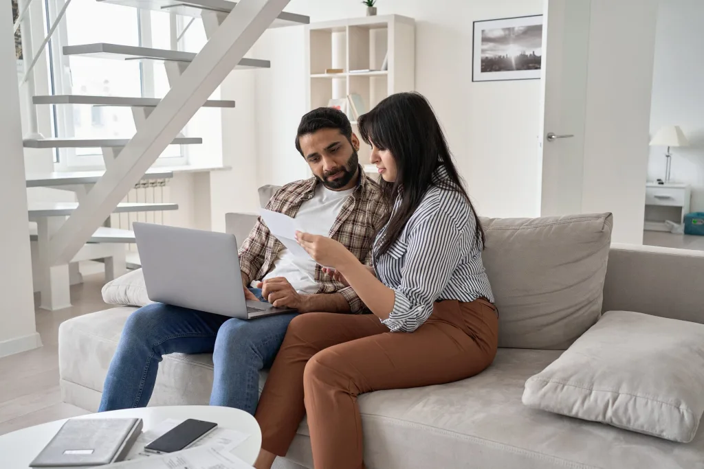 Household budgeting at the kitchen table