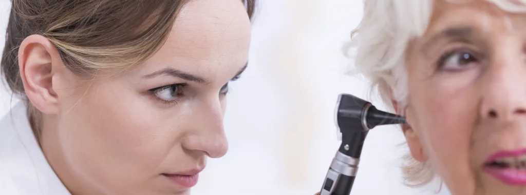 Audiology consultation at a private London clinic